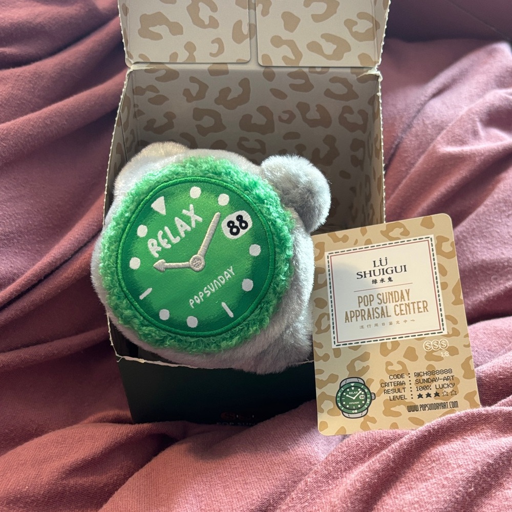 POP SUNDAY Plush Watch (P51)